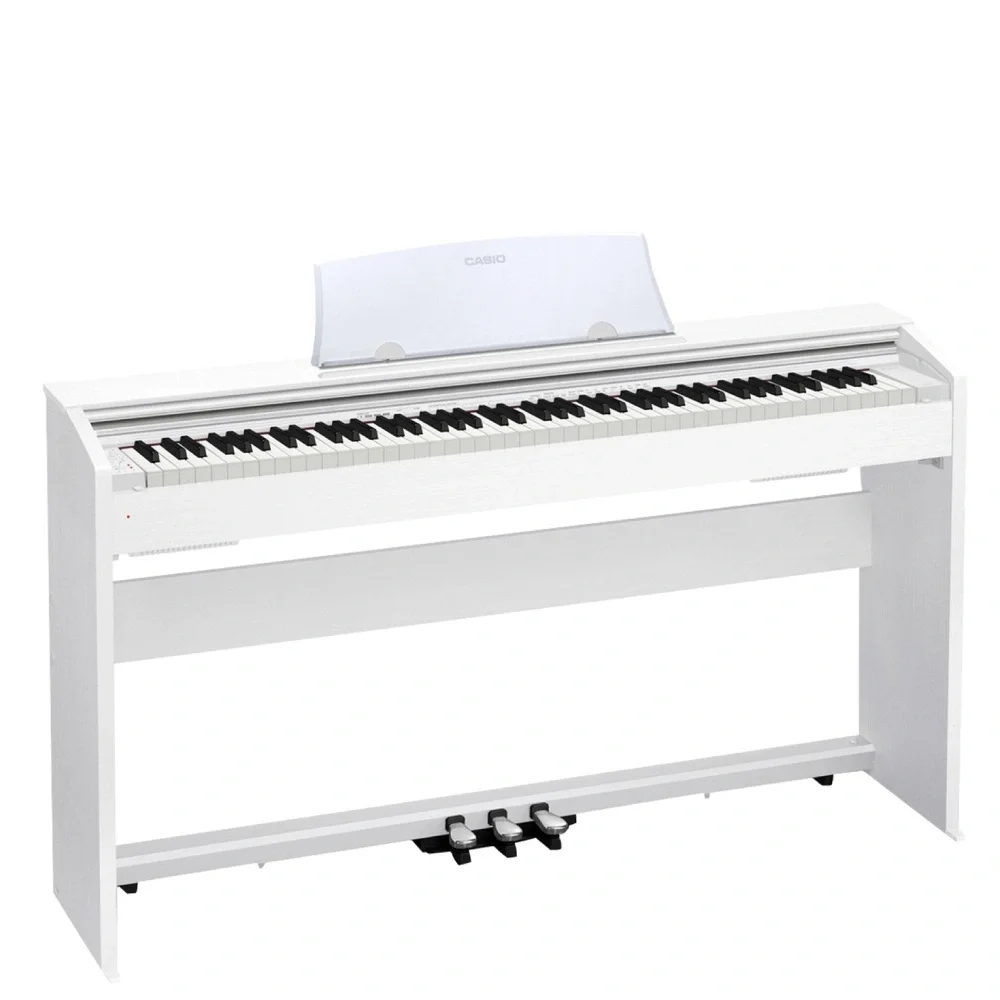 CASIO PX-770WEC2 Privia Beyaz Dijital Duvar Piyanosu (Kulaklık Hediyeli)