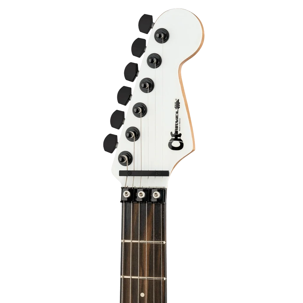 Charvel Pro Mod Plus San Dimas Style 1 HH FR Abanoz Klavye Snow White w/Bag Elektro Gitar