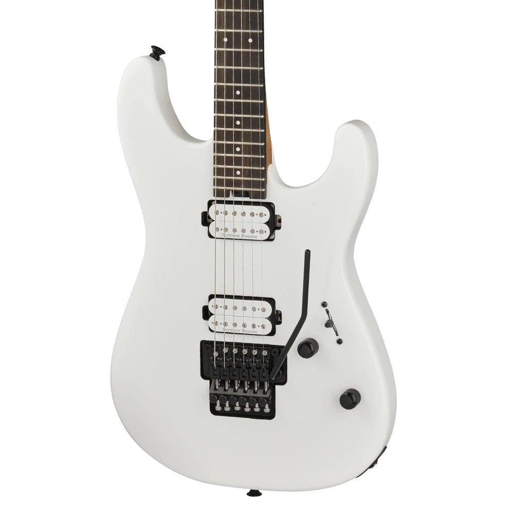 Charvel Pro Mod Plus San Dimas Style 1 HH FR Abanoz Klavye Snow White w/Bag Elektro Gitar