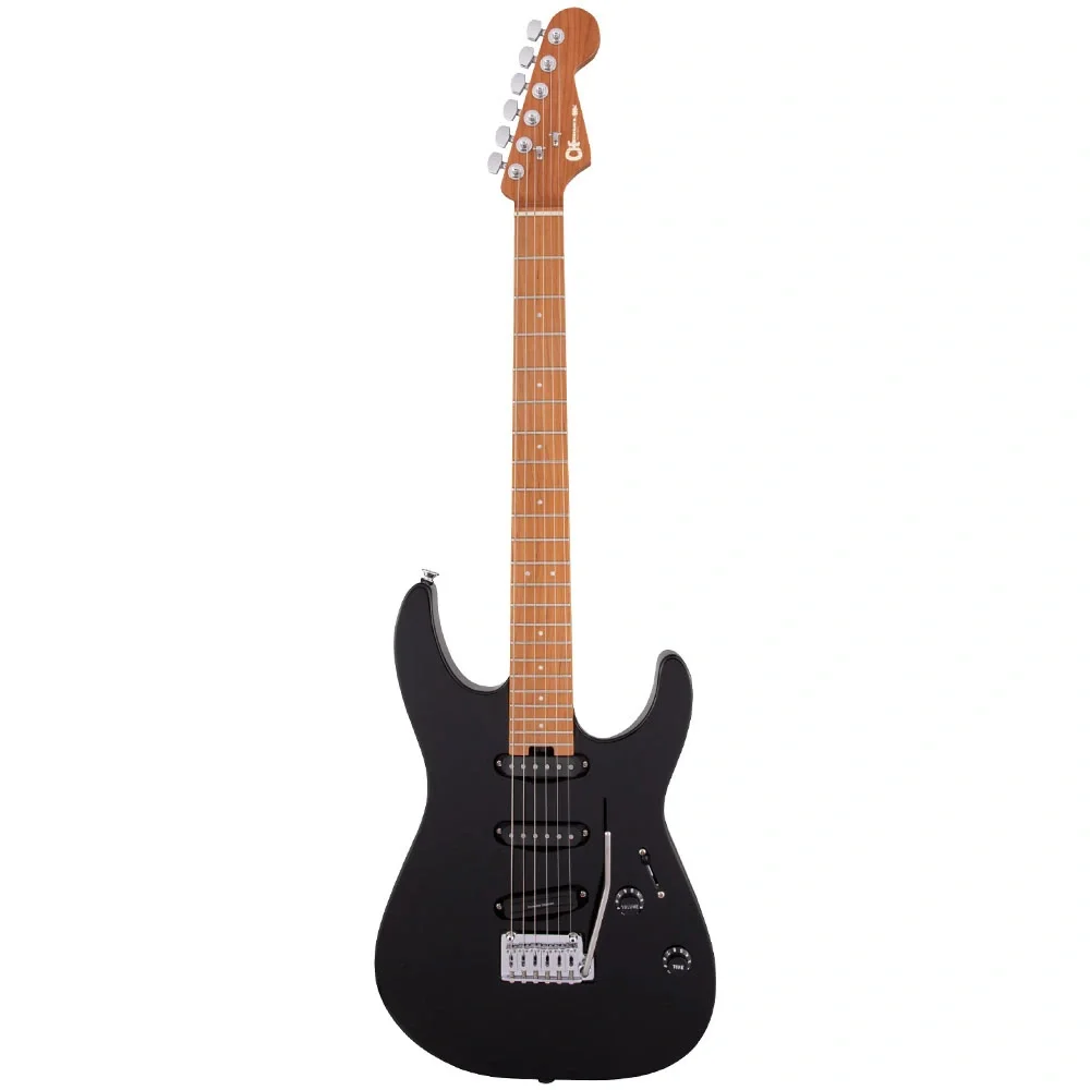 Charvel Pro Mod DK22 SSS Akçaağaç Klavye Parlak Siyah Elektro Gitar