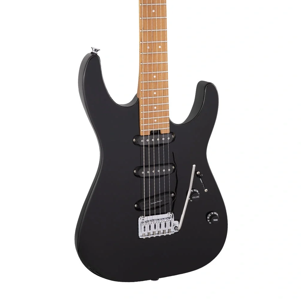 Charvel Pro Mod DK22 SSS Akçaağaç Klavye Parlak Siyah Elektro Gitar