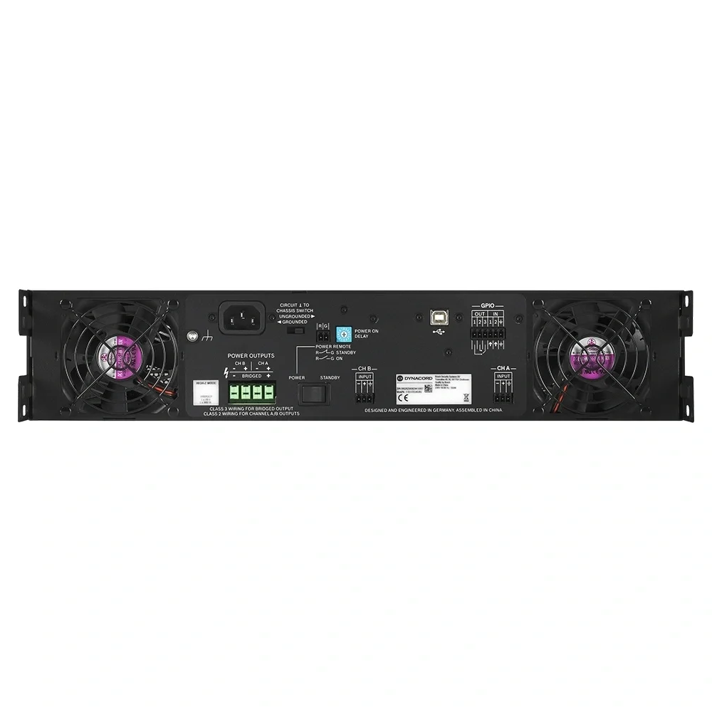 Dynacord C1300FDI 2x650W DSP Power Amplifikatör (ınstall)