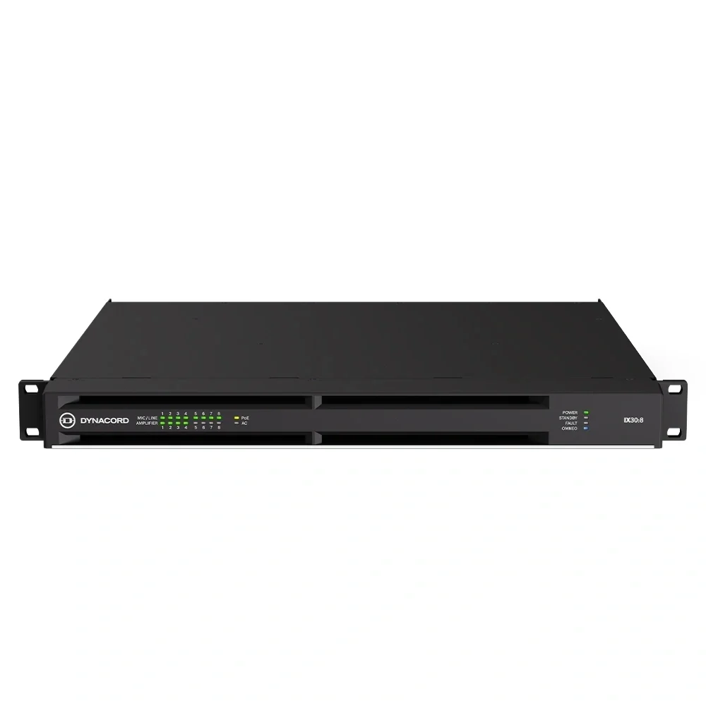 DYNACORD IX30:8 IX Serisi Network  Power Amplifikatör 8-channel DSP