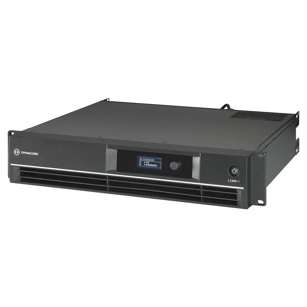 Dynacord L1300FD 2x650W/4-ohm DSP Power Amplifikatör (Rental/Pro)