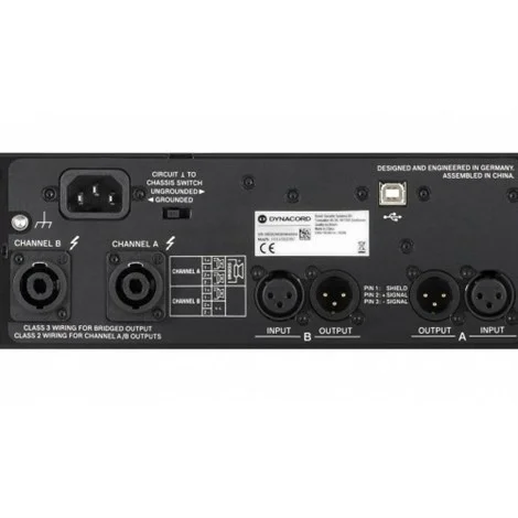 Dynacord L1300FD 2x650W/4-ohm DSP Power Amplifikatör (Rental/Pro)