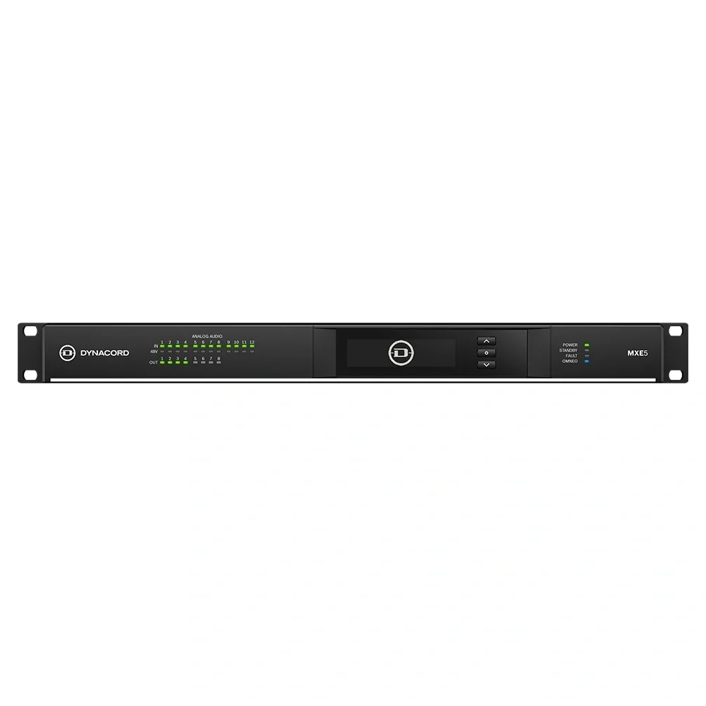 DYNACORD MXE5-64 MXE Matrix Mixing Engine Serisi Sinyal Prosesörü DSP matrix 76x72 channels