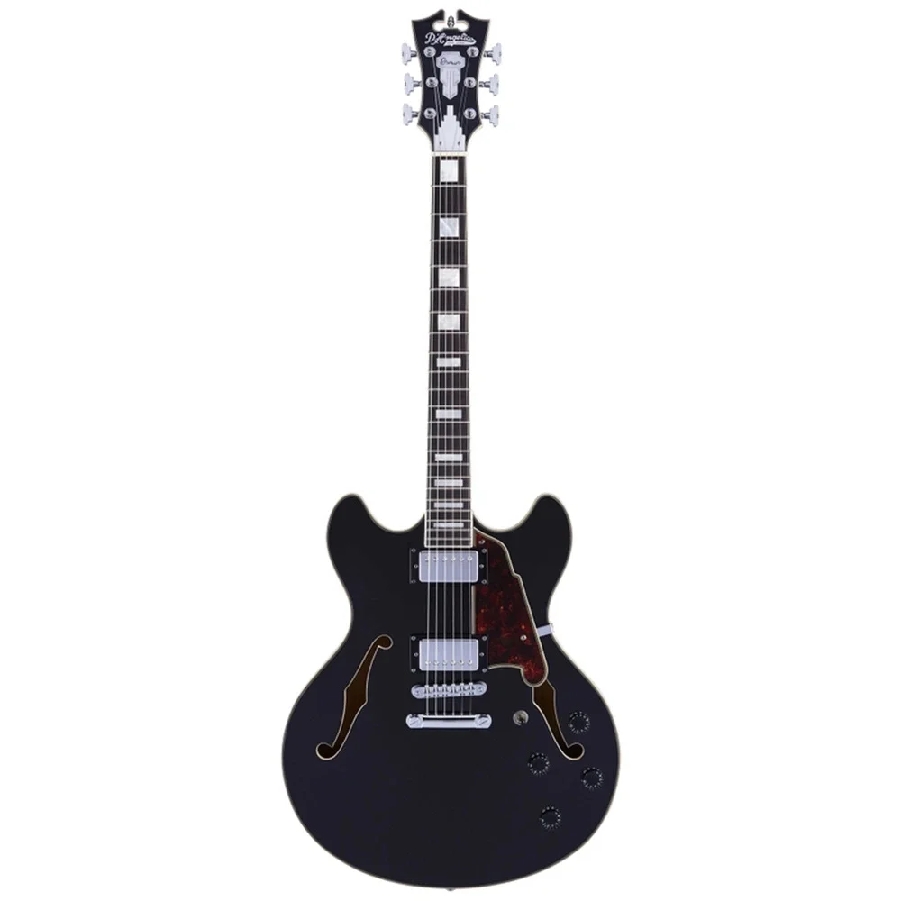 Dangelico DAPDCBLFCS Premier DC Black Flake Elektro Gitar