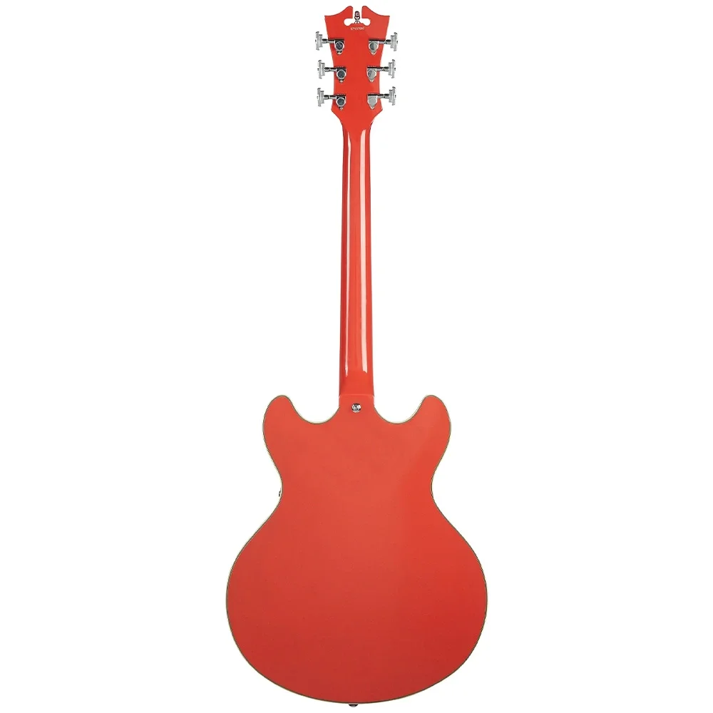 Dangelico DAPDCFRCSCB Premier DC Fiesta Red Elektro Gitar