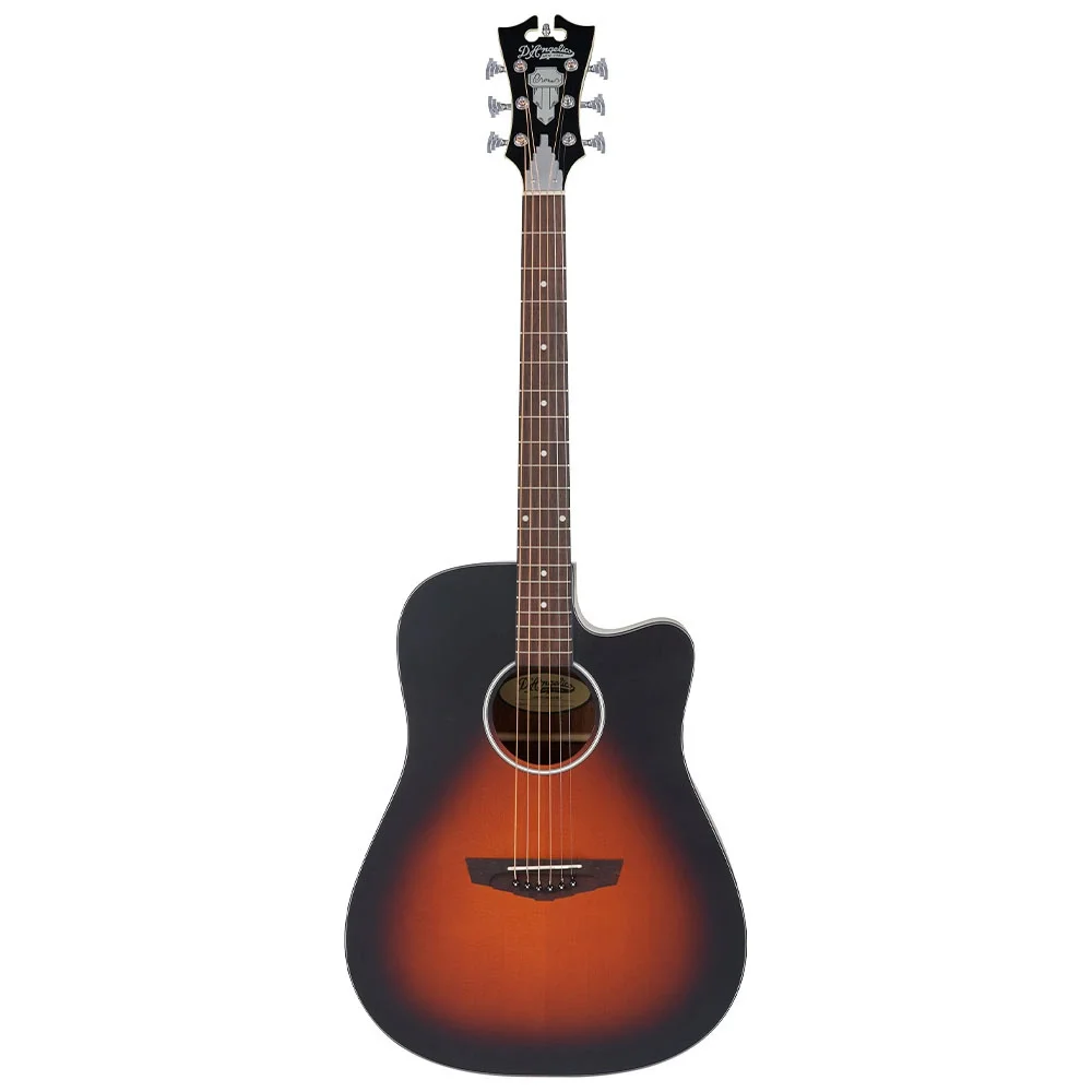 DANGELICO Premier Bowery LS Dreadnought CE Satin Vintage Sunburst Elektro Akustik Gitar