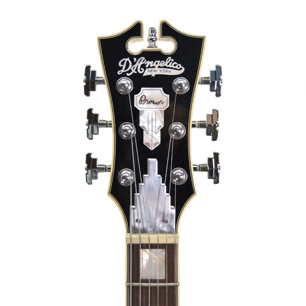 Dangelico DAPMINIDCCMPCSCB Premier Mini DC Champagne Elektro Gitar DAPMINIDCCMPCSCB