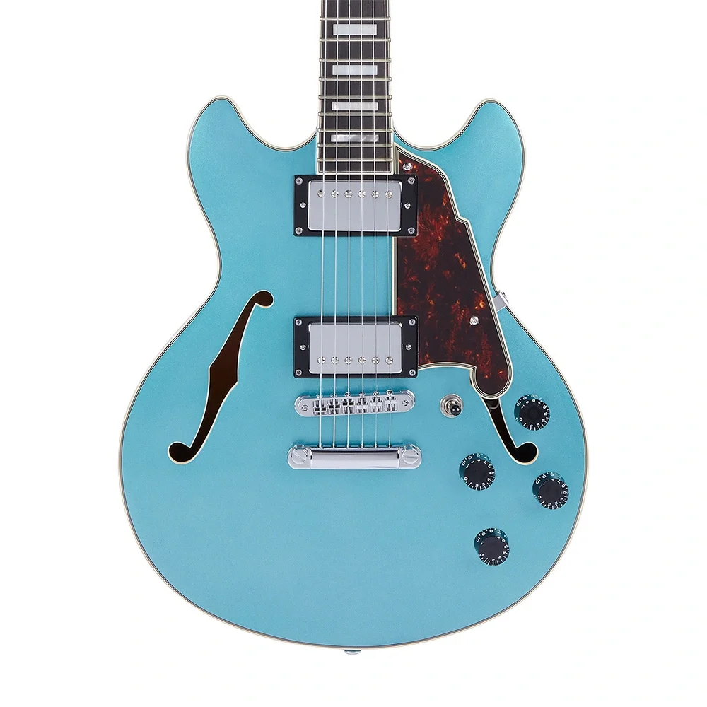 Dangelico DAPMINIDCOTCSCB Premier Mini DC Ocean Turquoise Elektro Gitar