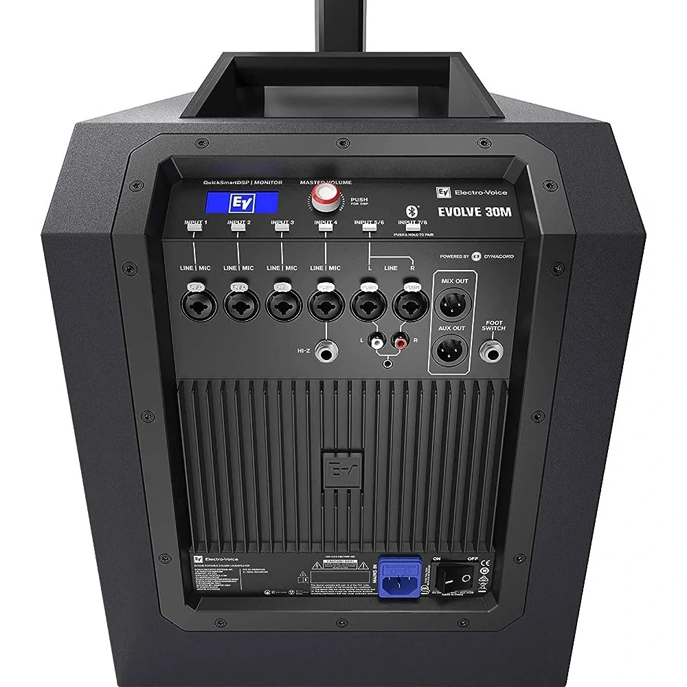 Electro-Voice EVOLVE 30-MB 10" SUB + 6x2.8 Vertical Array with mixer, APP, 123-dB