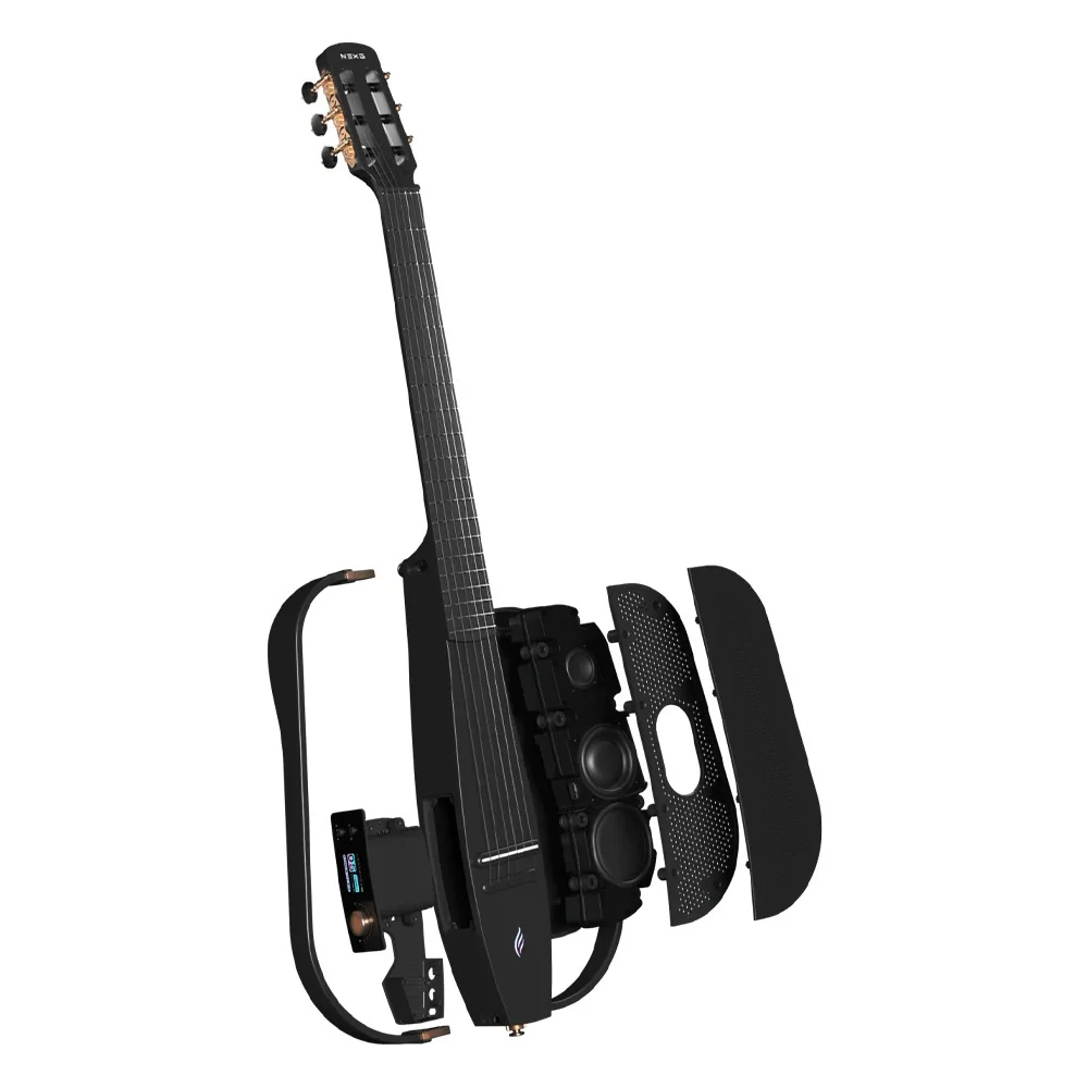 Enya NEXG 2N CL BK Siyah Renk Elektro Klasik Gitar