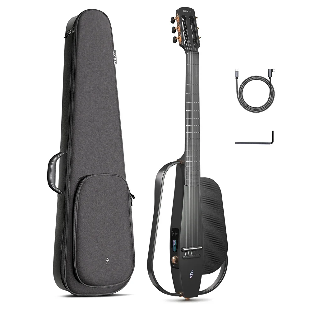 Enya NEXG 2N CL BK Siyah Renk Elektro Klasik Gitar