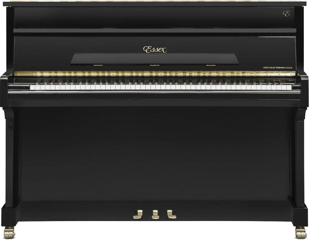 ESSEX EUP-111 E Parlak Siyah 111 CM Duvar Piyanosu