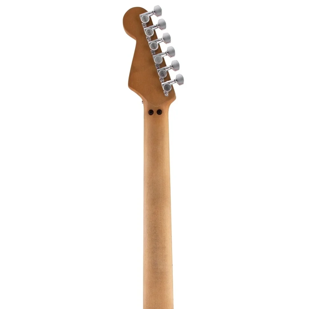 EVH Striped Frankenstein Frankie Akçaağaç Klavye Red with Black Stripes Relic Elektro Gitar
