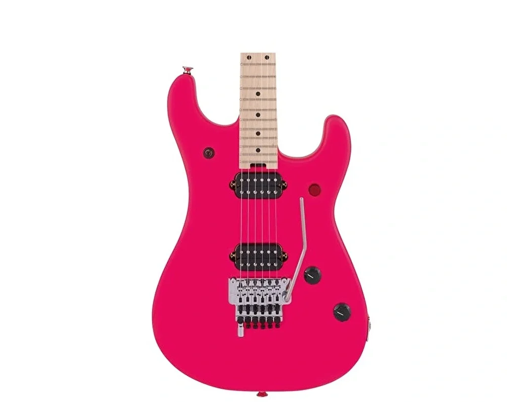 EVH 5150 Series Standard Akçaağaç Klavye Neon Pink Elektro Gitar
