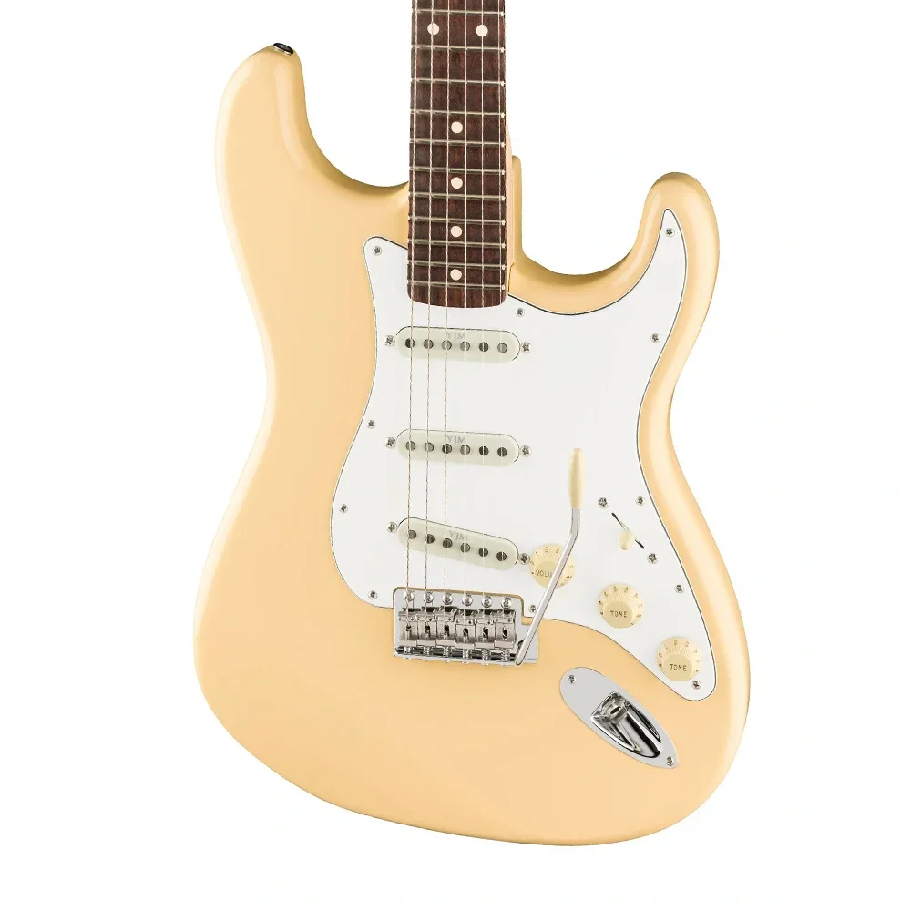 Fender Yngwie Malmsteen Stratocaster Scalloped Gülağacı Klavye Vintage White Elektro Gitar