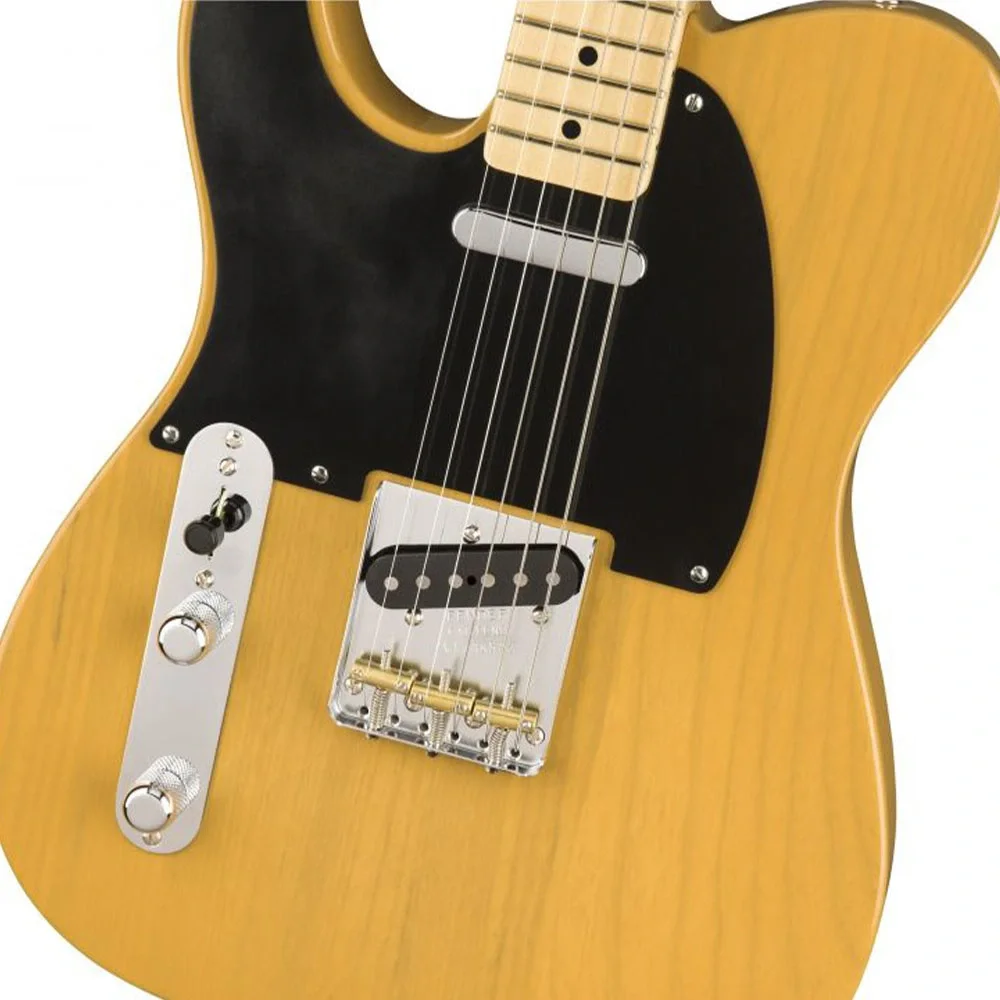 Fender American Original 50s Telecaster® Solak Akçaağaç Klavye Butterscotch Blonde Elektro Gitar