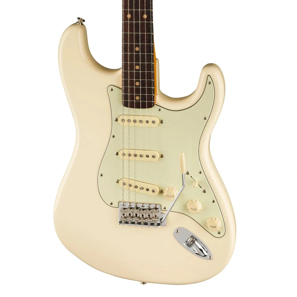 Fender American Vintage II 1961 Stratocaster Gülağacı Klavye Olympic White Elektro Gitar
