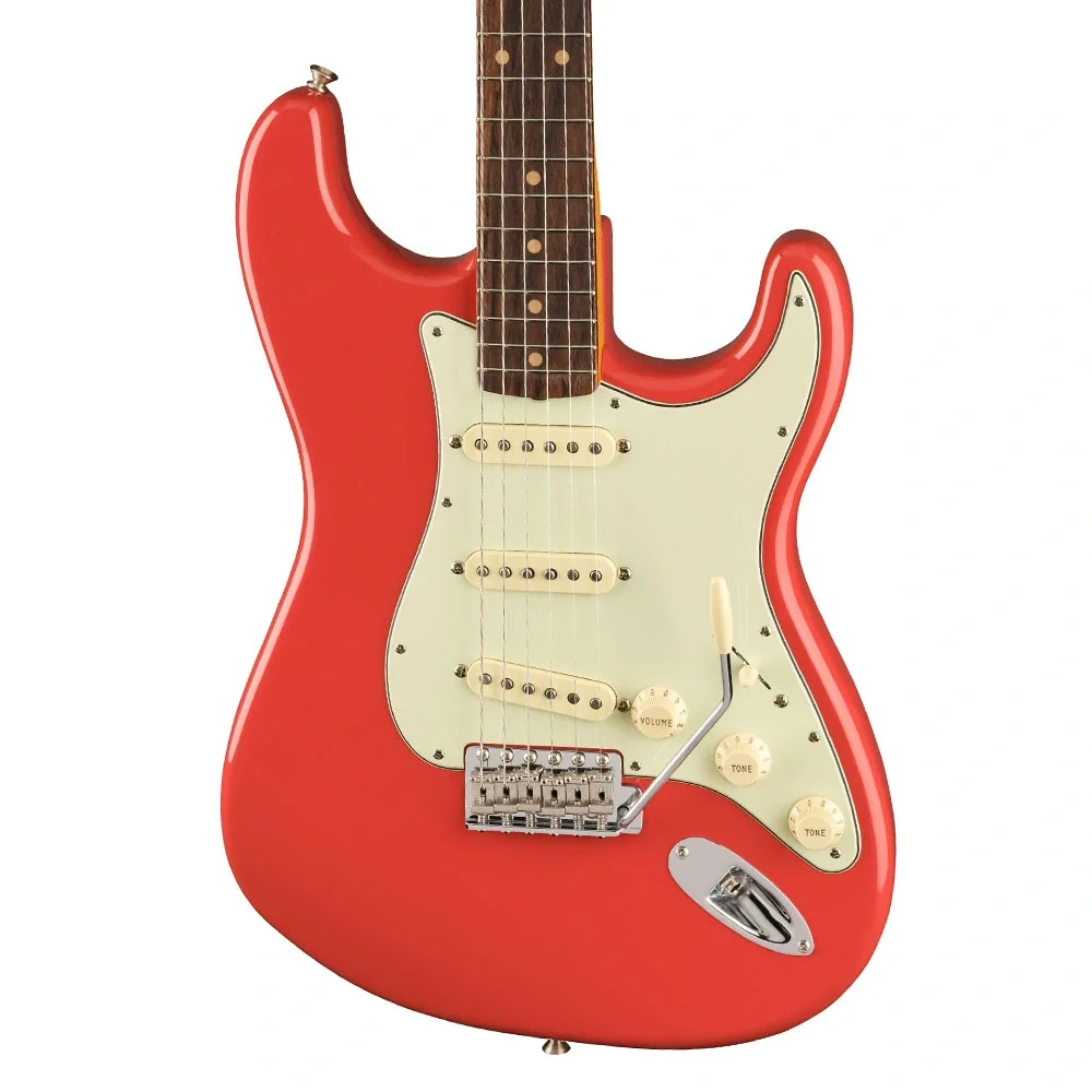 Fender American Vintage II 1961 Stratocaster Gülağacı Klavye Fiesta Red Elektro Gitar