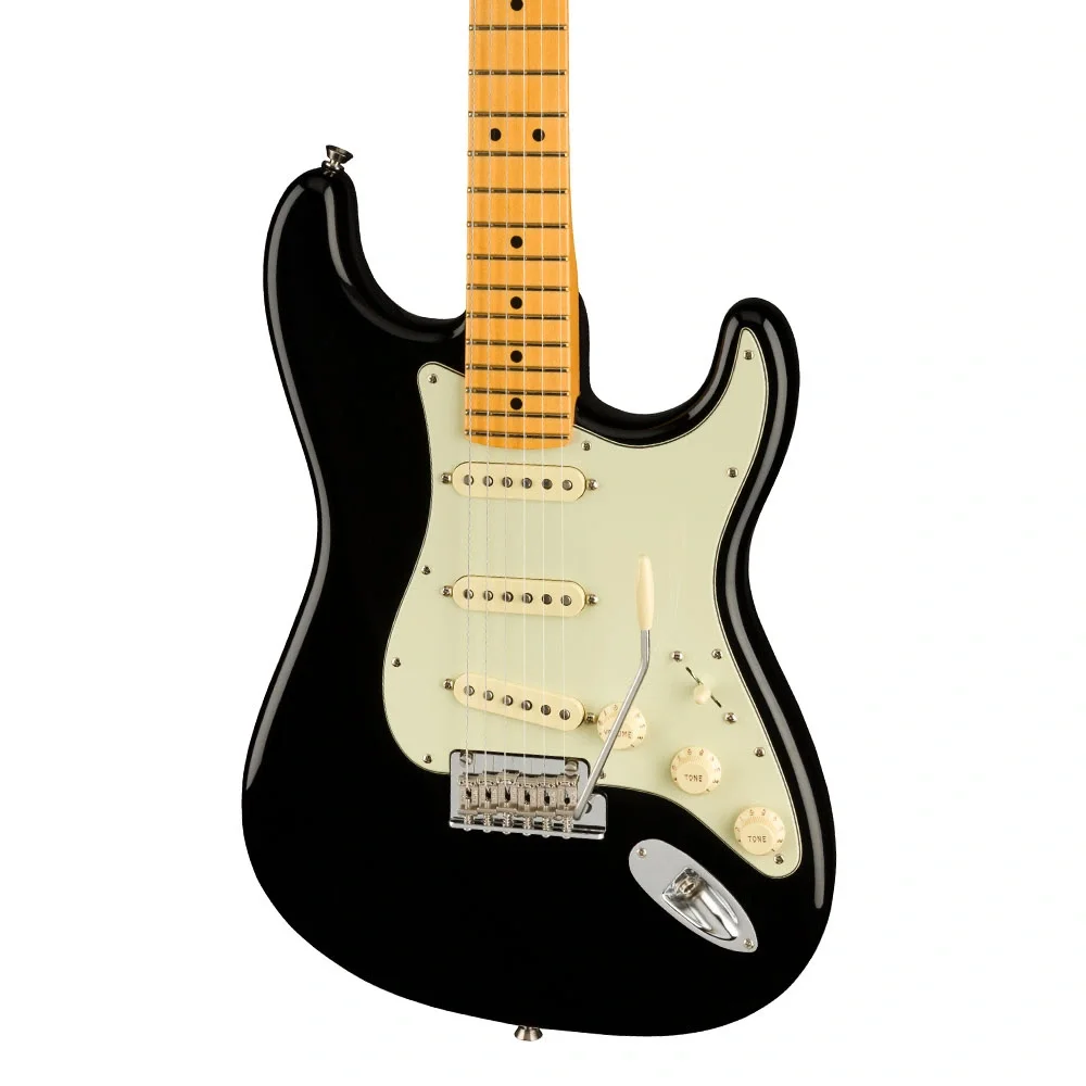 Fender American Professional II Stratocaster Akçaağaç Klavye Siyah Elektro Gitar