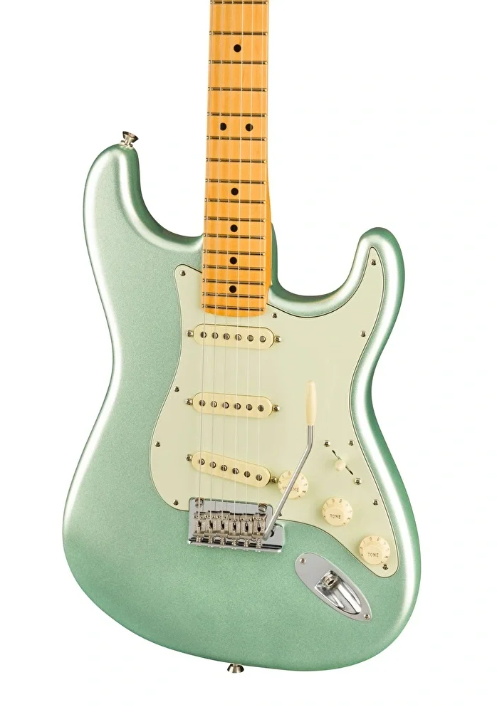 Fender American Professional II Stratocaster Akçaağaç Klavye Mystic Surf Green Elektro Gitar