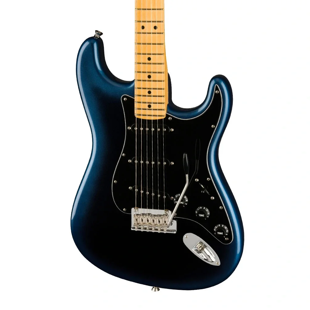 Fender American Professional II Stratocaster Akçaağaç Klavye Dark Night Elektro Gitar