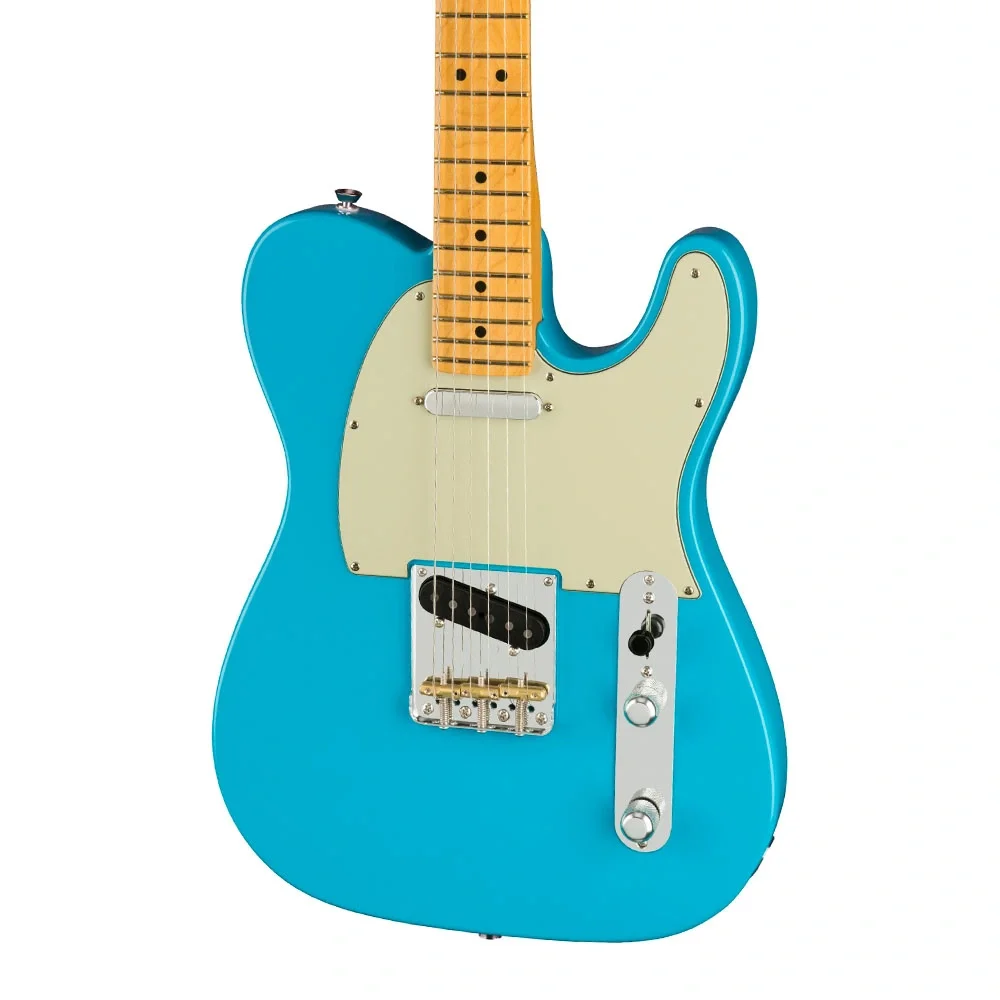Fender American Professional II Telecaster Akçaağaç Klavye Miami Blue Elektro Gitar