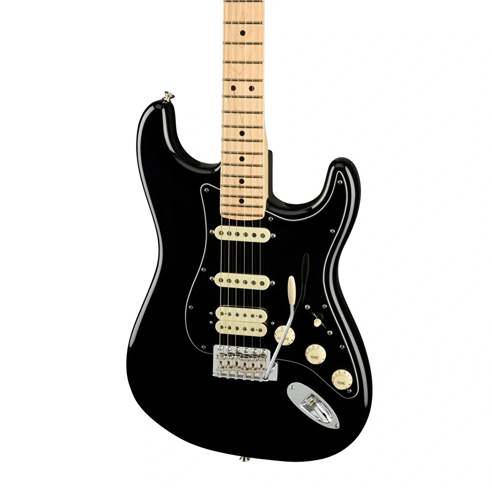 Fender USA Performer Strat HSS MN BLK Akçaağaç Klavye Black Elektro Gitar
