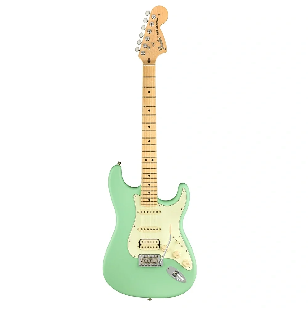 Fender American Performer Stratocaster HSS Akçaağaç Klavye Satin Surf Green Elektro Gitar