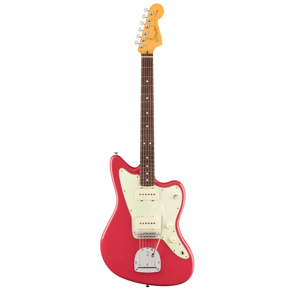 Fender American Professional Classic Jazzmaster Gülağacı Klavye Faded Dakota Kırmızı Elektro Gitar