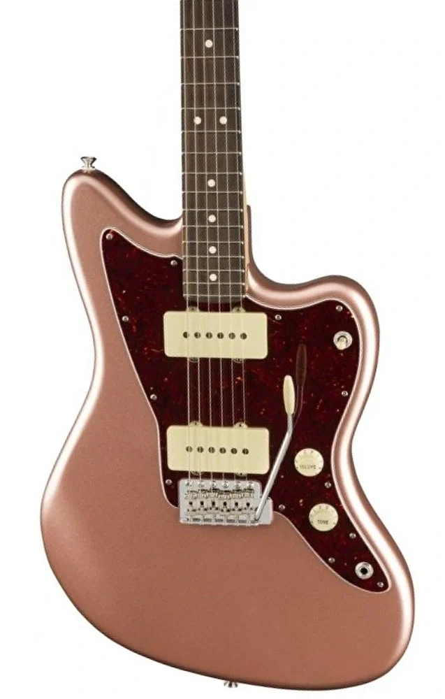 Fender American Performer Jazzmaster Gülağacı Klavye Penny Elektro Gitar