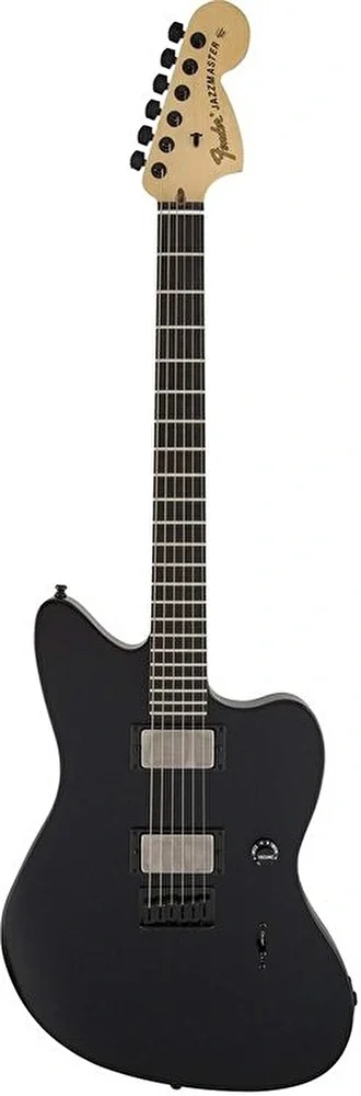 Fender Jim Root Jazzmaster Abanoz Klavye Flat Black Elektro Gitar