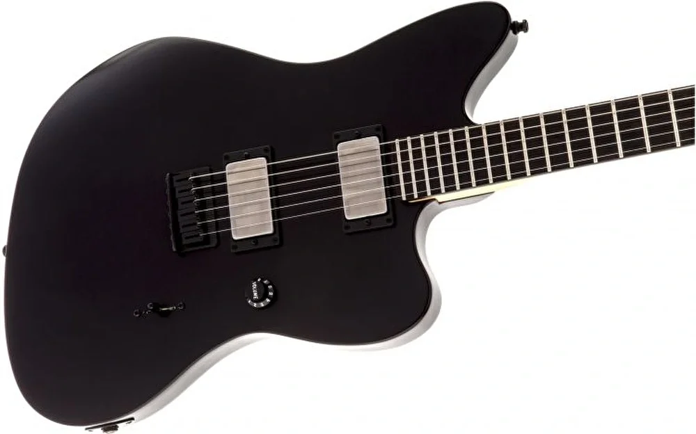 Fender Jim Root Jazzmaster Abanoz Klavye Flat Black Elektro Gitar