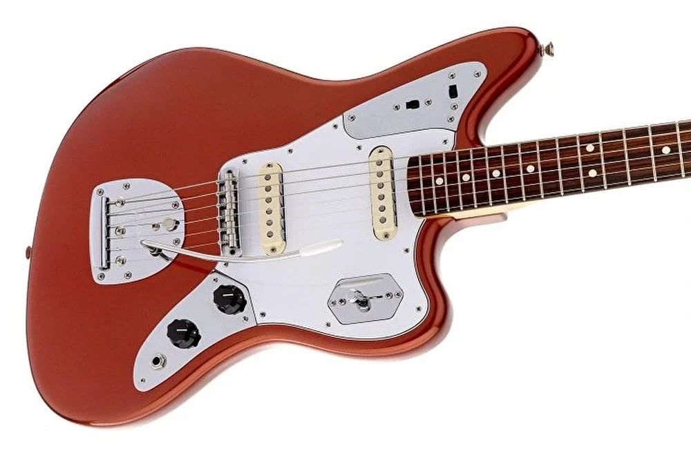 Fender Johnny Marr Jaguar Gülağacı Klavye Metallic KO Elektro Gitar
