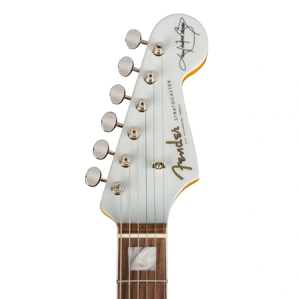 Fender Kenny Wayne Shepherd Stratocaster Gülağacı Transparent Faded Sonic Blue Elektro Gitar