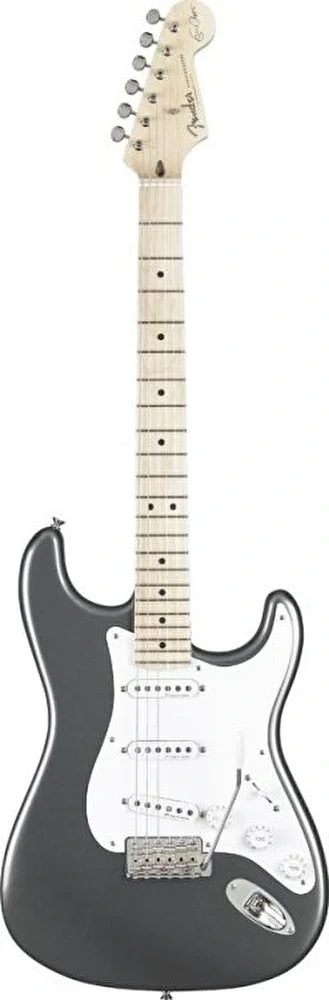 Fender Eric Clapton Stratocaster Akçaağaç Klavye Pewter Elektro Gitar