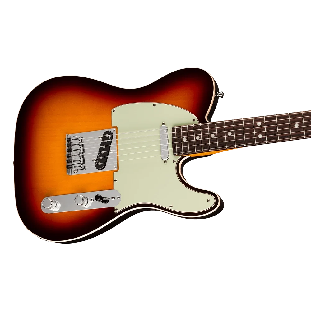 Fender American Ultra Telecaster Gülağacı Klavye Ultraburst Elektro Gitar