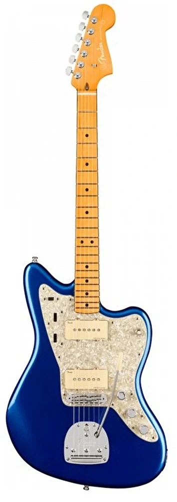 Fender American Ultra Jazzmaster Akçaağaç Klavye Cobra Blue Elektro Gitar