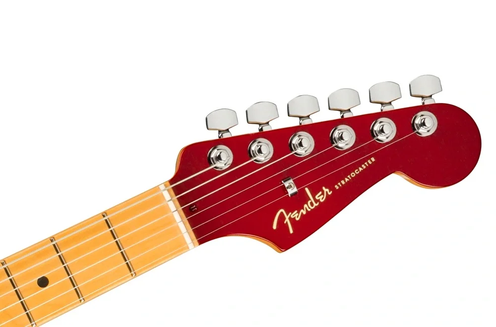 Fender American Ultra Luxe Stratocaster Akçaağaç Klavye Plasma Red Burst Elektro Gitar