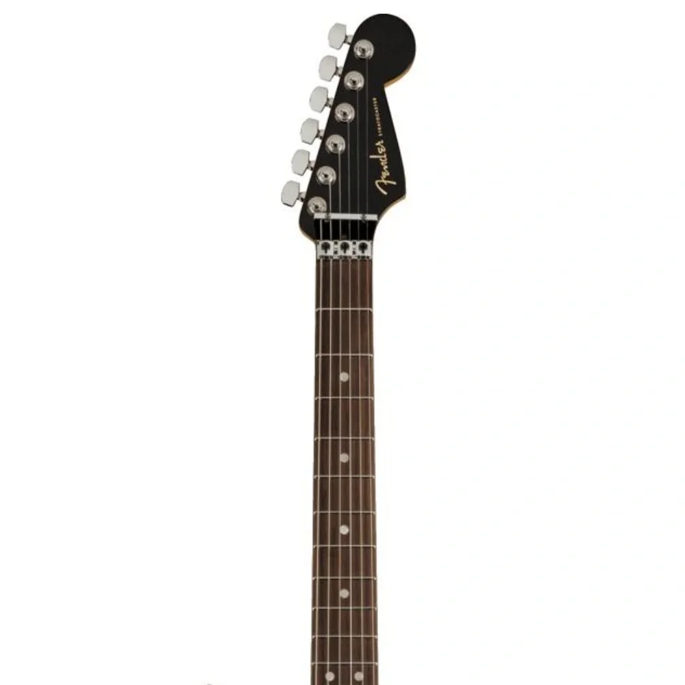 Fender American Ultra Luxe Stratocaster Floyd Rose HSS Gülağacı Klavye Mystic Black Elektro Gitar