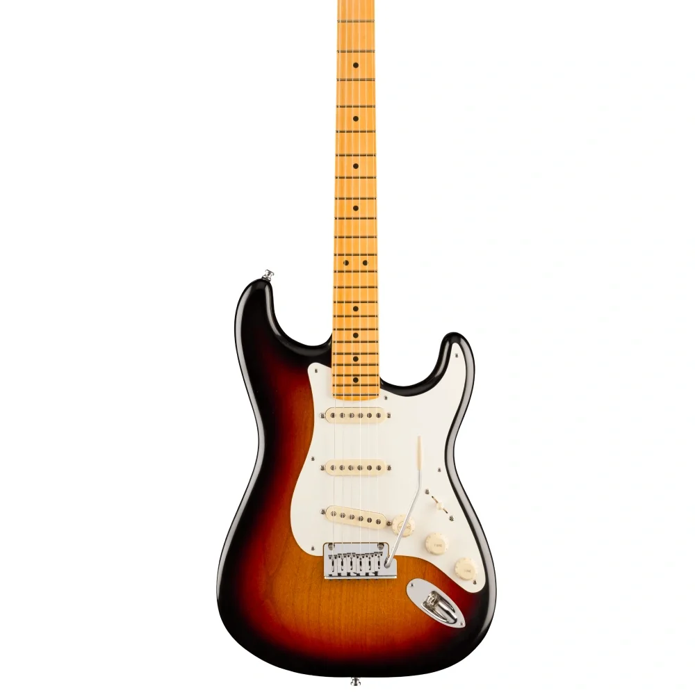 FENDER American Ultra Luxe Vintage 50s Stratocaster Akçaağaç Klavye 3 Ton Sunburst Elektro Gitar