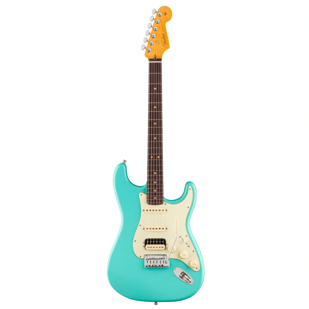 FENDER American Ultra Luxe Vintage 60s Stratocaster HSS Gülağacı Klavye Sea Foam Green Elektro Gitar
