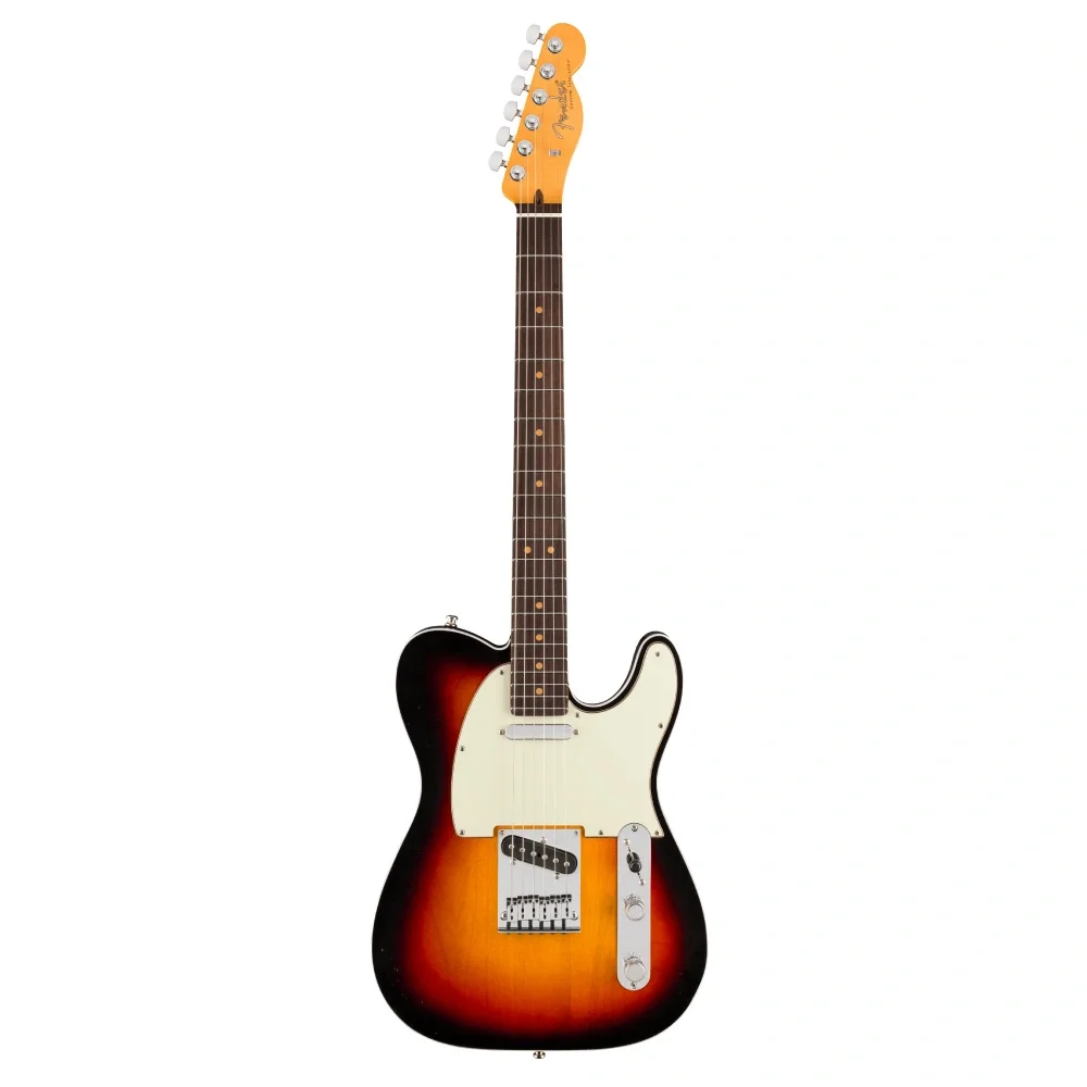 FENDER American Ultra Luxe Vintage 60s Custom Telecaster Gülağacı Klavye 3 Ton Sunburst Elektro Gitar