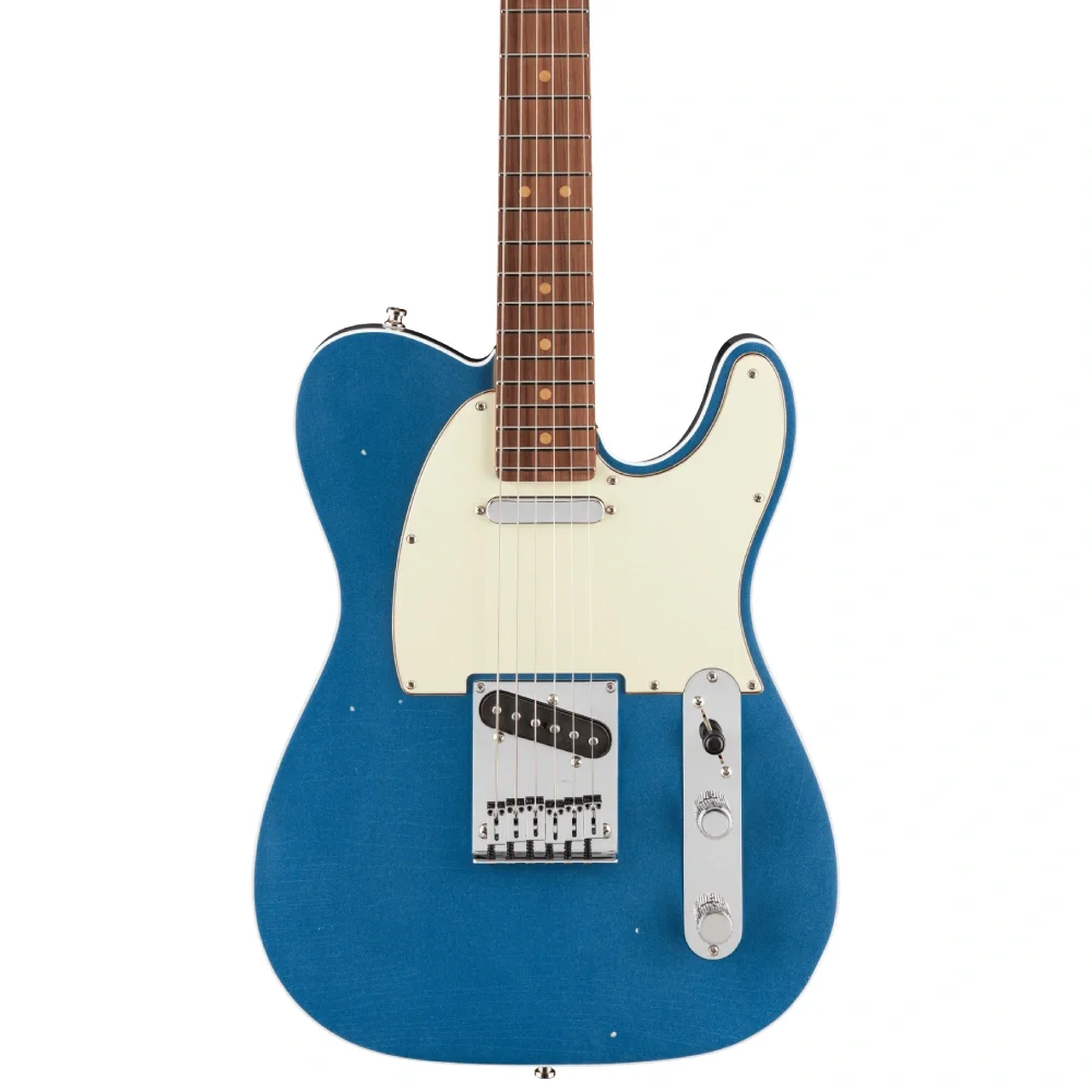 FENDER American Ultra Luxe Vintage 60s Custom Telecaster Gülağacı Klavye Lake Placid Blue Elektro Gitar