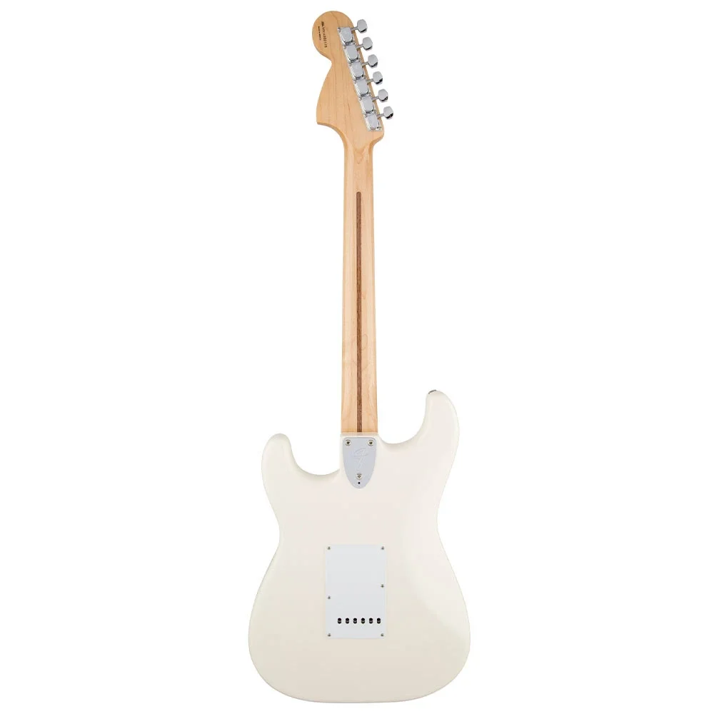 Fender Ritchie Blackmore Stratocaster Scalloped Gülağacı Klavye Olympic White Elektro Gitar