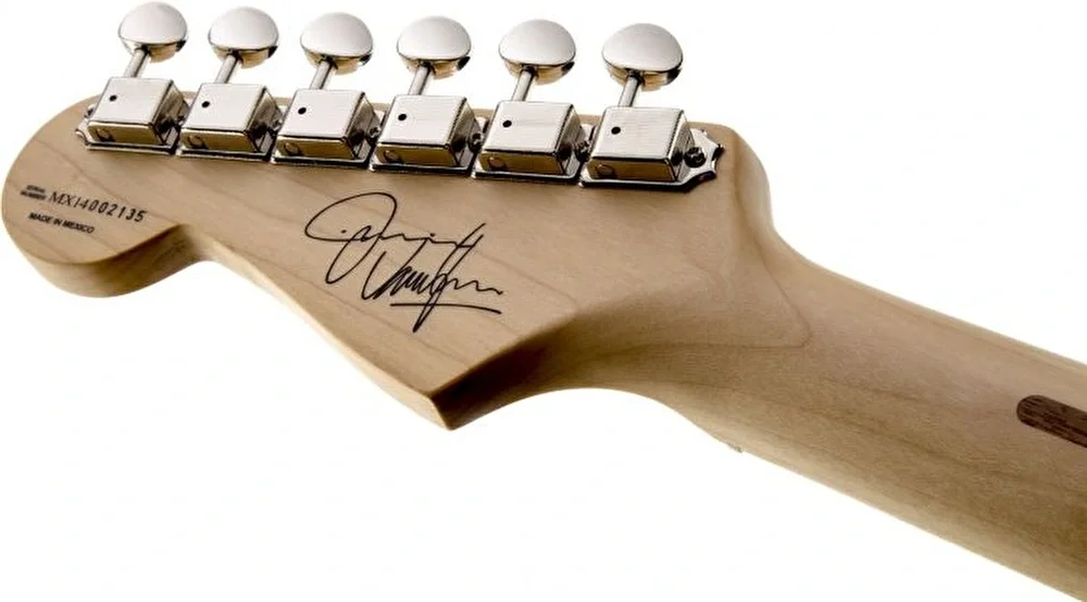 Fender Jimmie Vaughan Tex Mex Strat Akçaağaç Klavye Olympic White Elektro Gitar