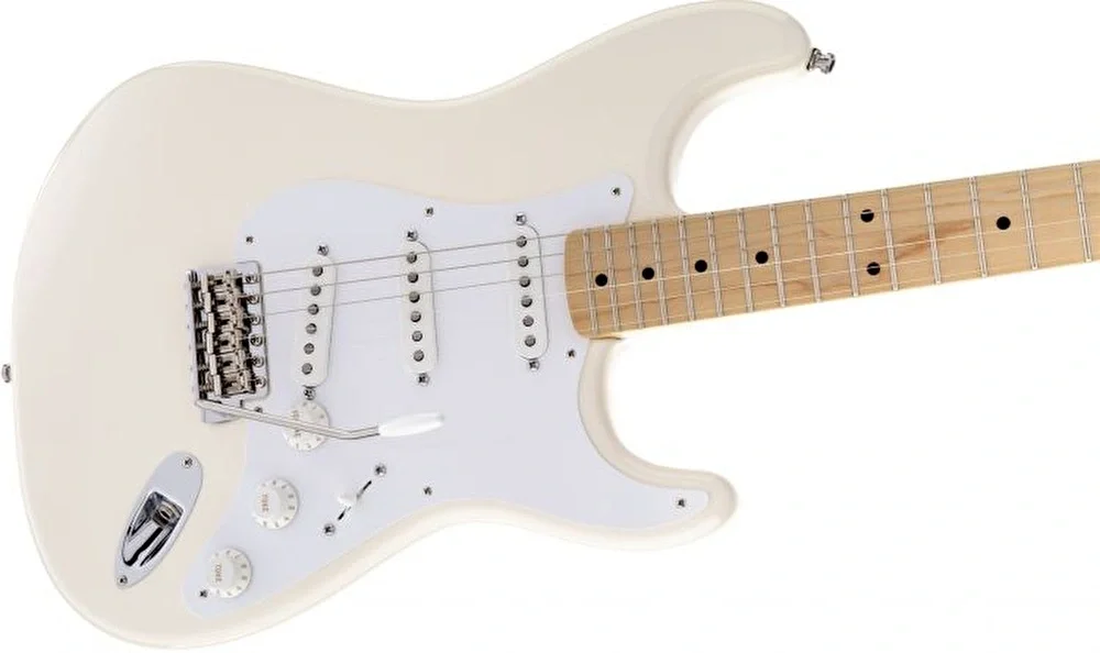 Fender Jimmie Vaughan Tex Mex Strat Akçaağaç Klavye Olympic White Elektro Gitar