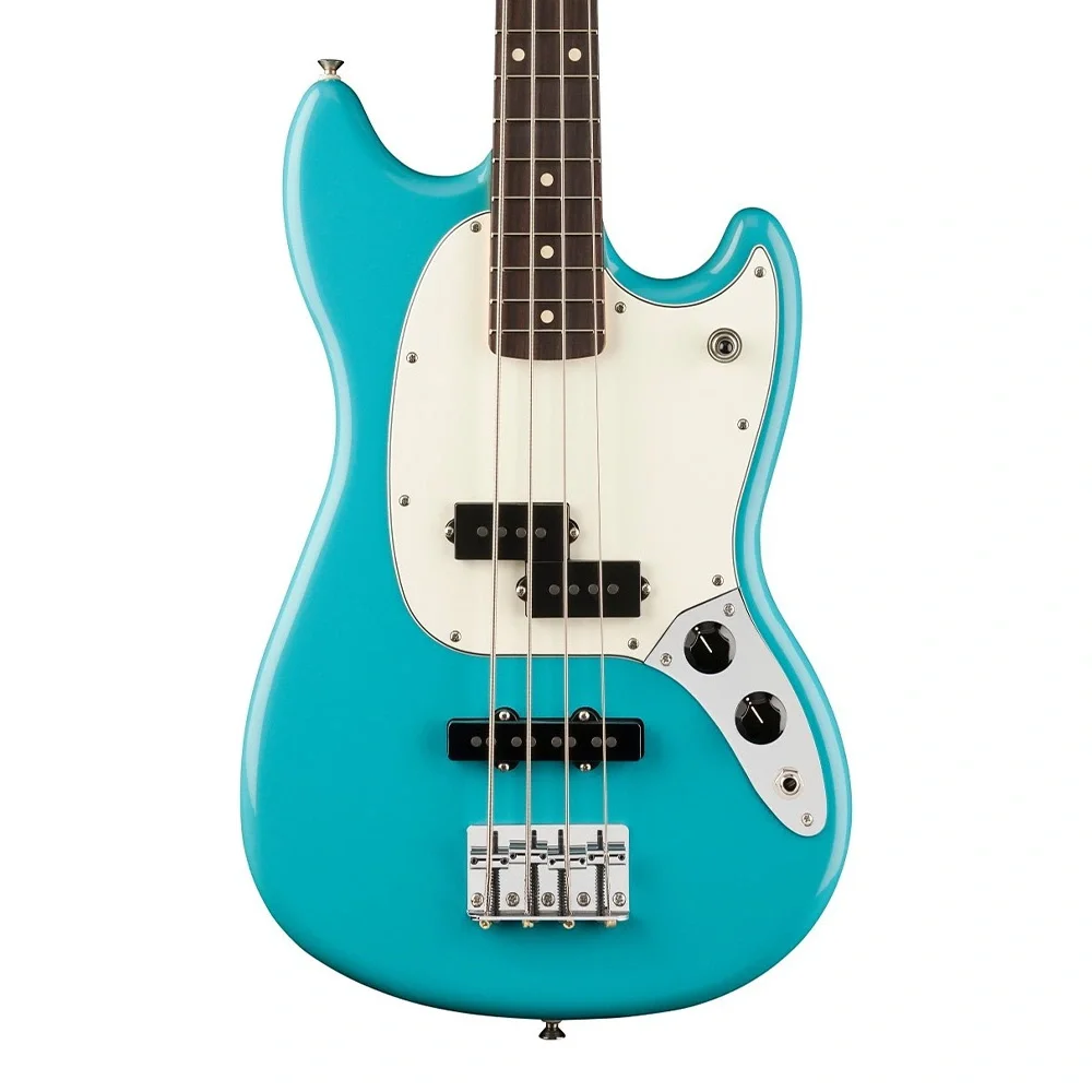 Fender Player II Mustang Bass PJ Gülağacı Klavye Aquatone Blue Bas Gitar